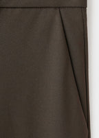 Pantalon Droit Crop Taille Normale
