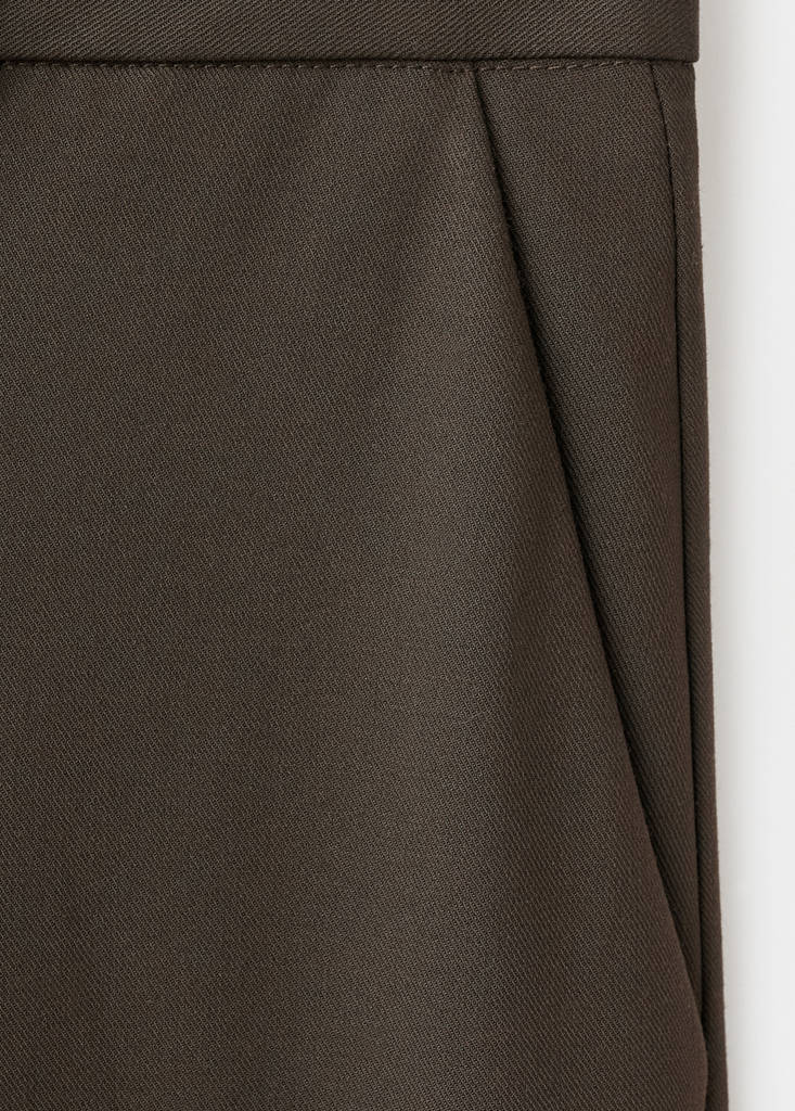 Pantalon Droit Crop Taille Normale