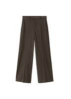 Pantalon Droit Crop Taille Normale