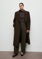 Pantalon Droit Crop Taille Normale