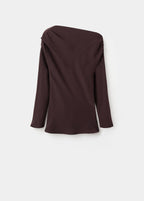 Blouse À Col Asymétrique