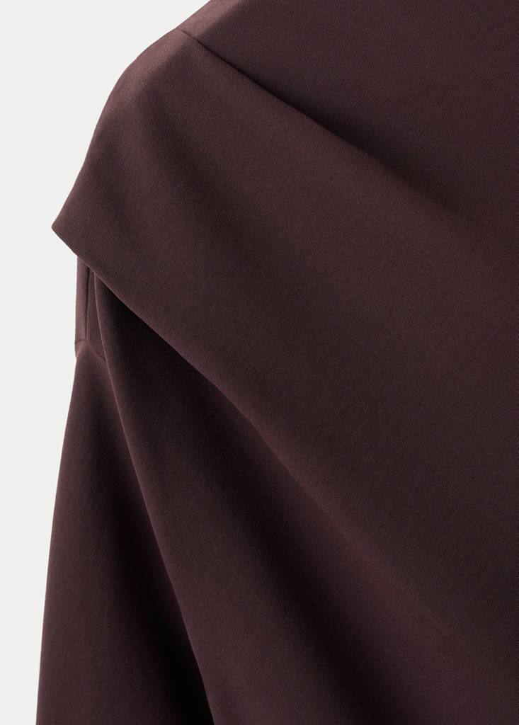 Blouse À Col Asymétrique