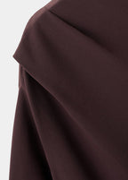 Blouse À Col Asymétrique