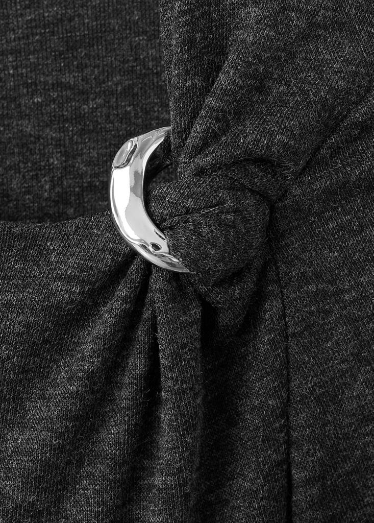 T-Shirt Détail Métallique