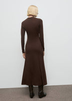 Robe Maille Col Montant