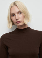 Robe Maille Col Montant