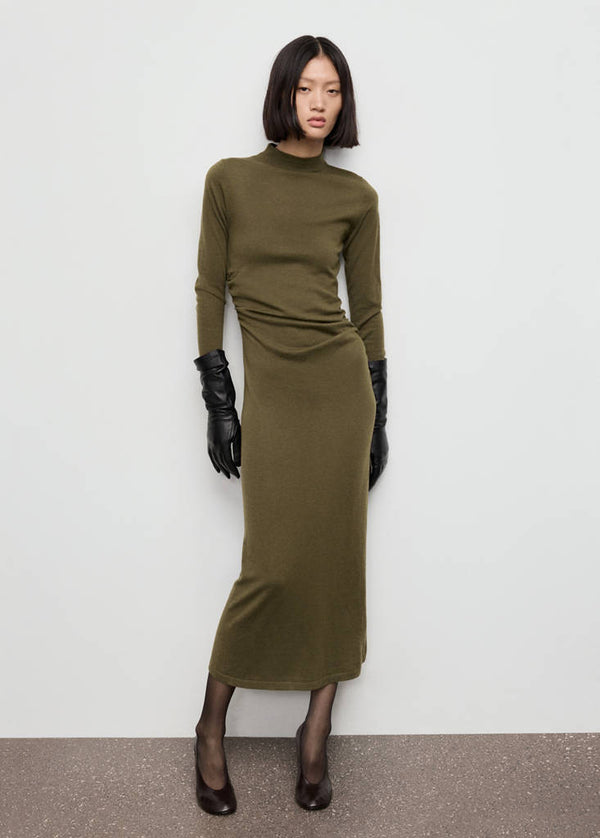 Robe Maille Col Montant