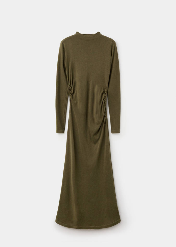 Robe Maille Col Montant