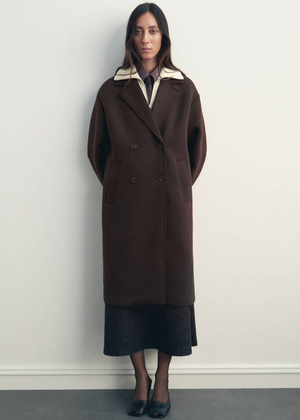 Cappotto lungo combinato