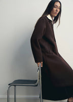 Manteau Long Combiné