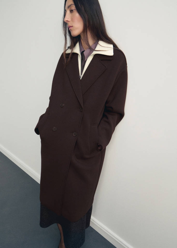 Manteau Long Combiné