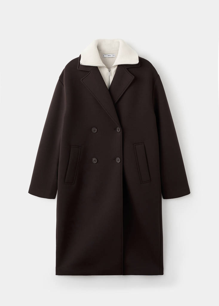 Manteau Long Combiné