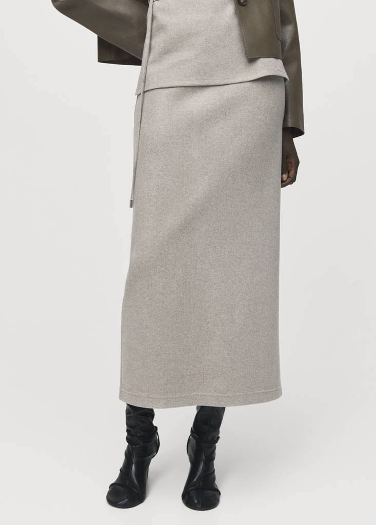 Jupe Longue À Taille Élastique
