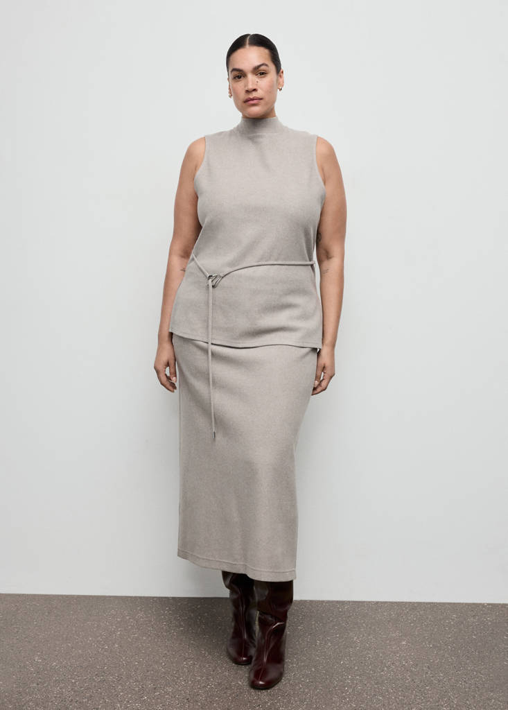 Jupe Longue À Taille Élastique
