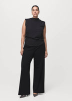 Pantalon Droit Taille Élastique