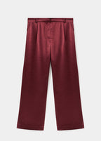 Pantalon Large Satiné