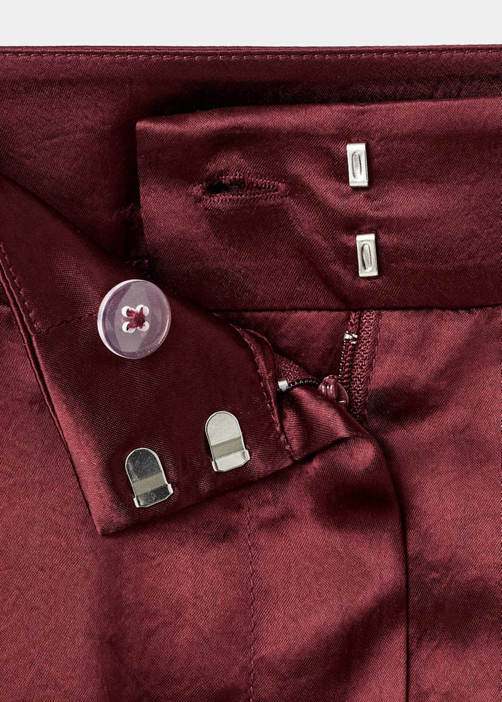 Pantalon Large Satiné