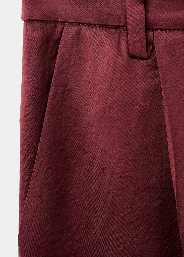 Pantalon Large Satiné
