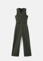Combinaison Style Tailleur Avec Ceinture