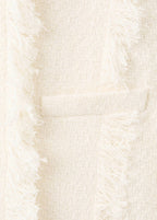 Giacca Tweed Bordi Sfilacciati