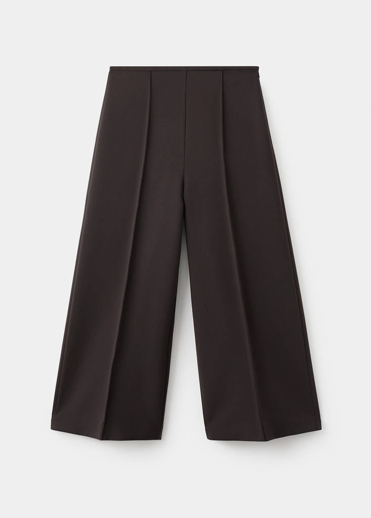 Pantalon Style Jupe-Culotte Crop