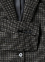 Blazer En Laine À Carreaux