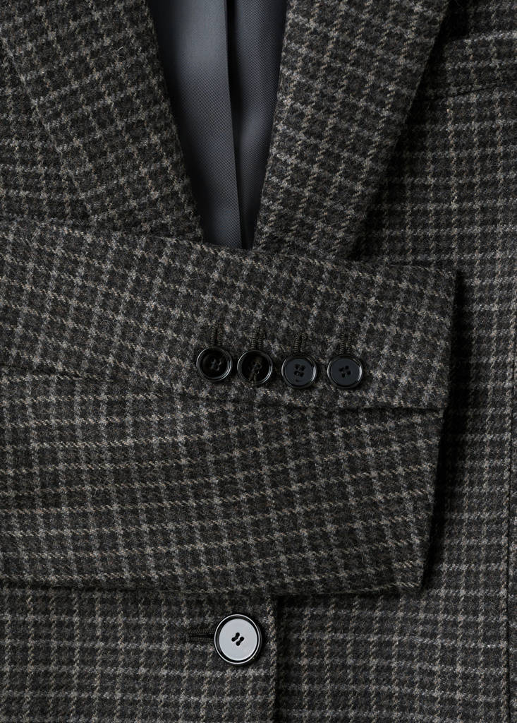 Blazer En Laine À Carreaux