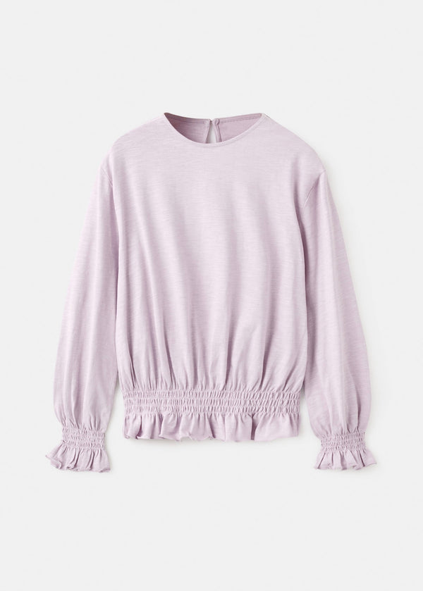 Camiseta Romantic Violeta Claro/Pastel - Niña