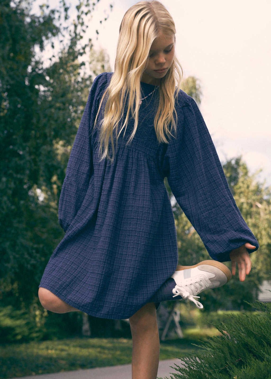 Robe Mandy Bleu Marine - Fille