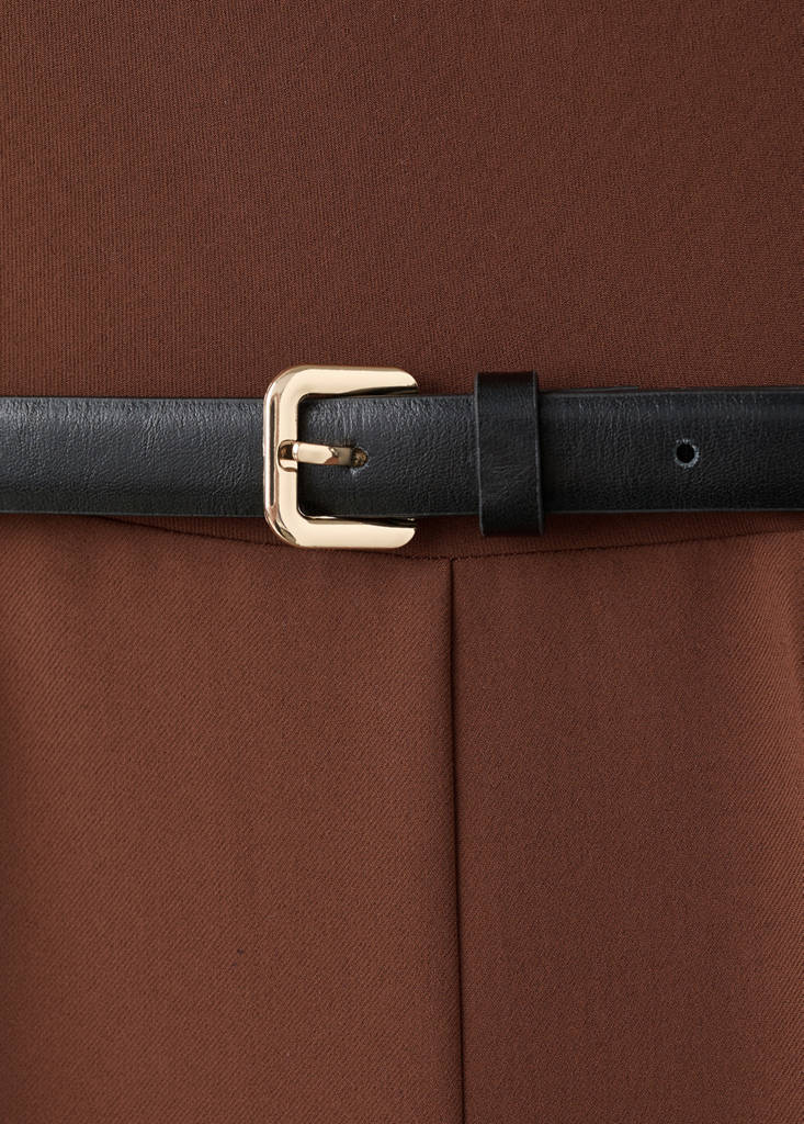Combinaison Col Drapé Ceinture