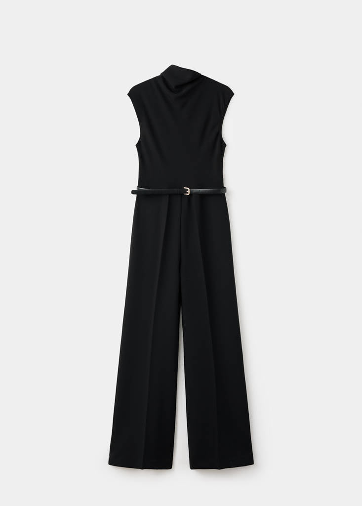 Combinaison Col Drapé Ceinture