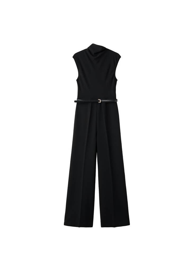 Combinaison Col Drapé Ceinture