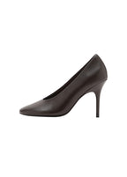 Chaussures À Talon En Cuir Bout Pointu