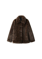 Manteau Fausse Fourrure Léopard