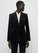 Blazer En Velveton À Poches