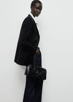 Blazer En Velveton À Poches