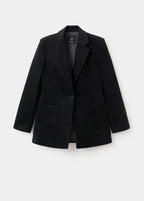 Blazer En Velveton À Poches