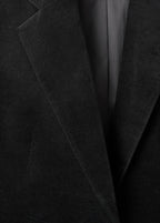 Blazer En Velveton À Poches