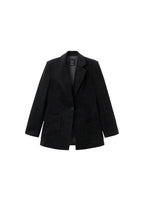 Blazer En Velveton À Poches