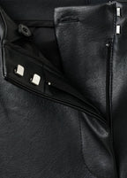 Pantalon Cuir Synthétique À Clous