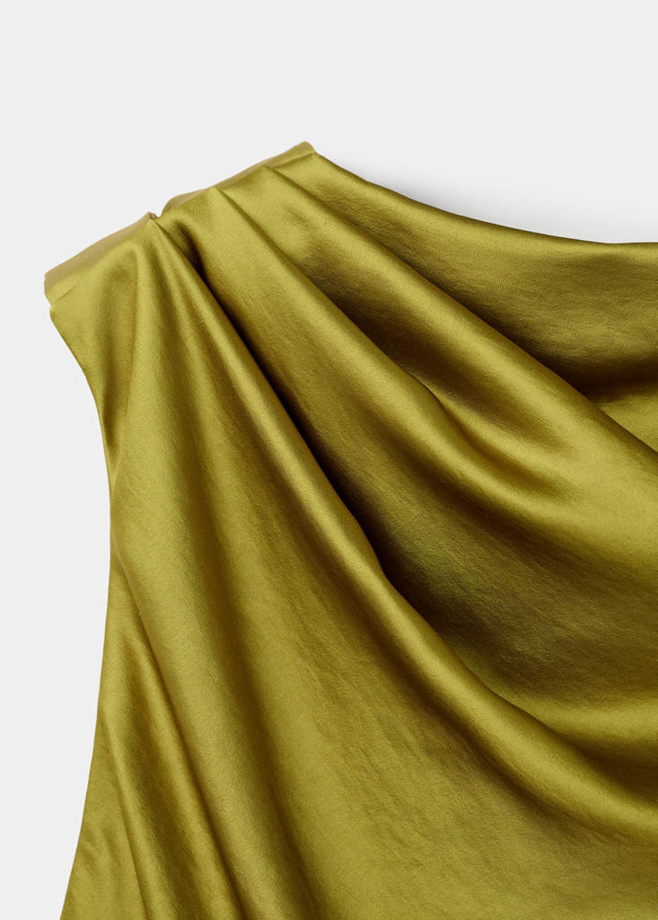 Robe Satinée Dos Nu