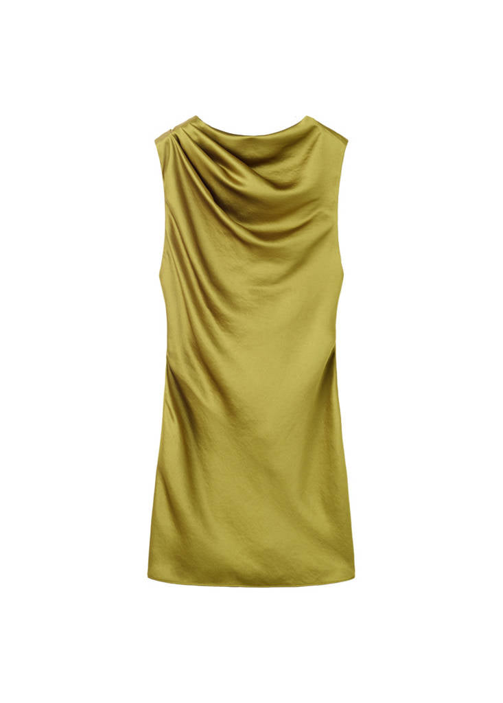 Robe Satinée Dos Nu