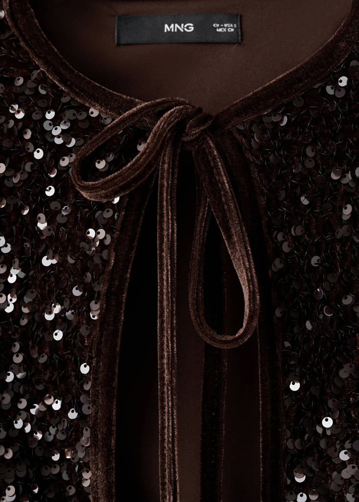 Veste En Velours Paillettes Et Ns_x0001_Ud