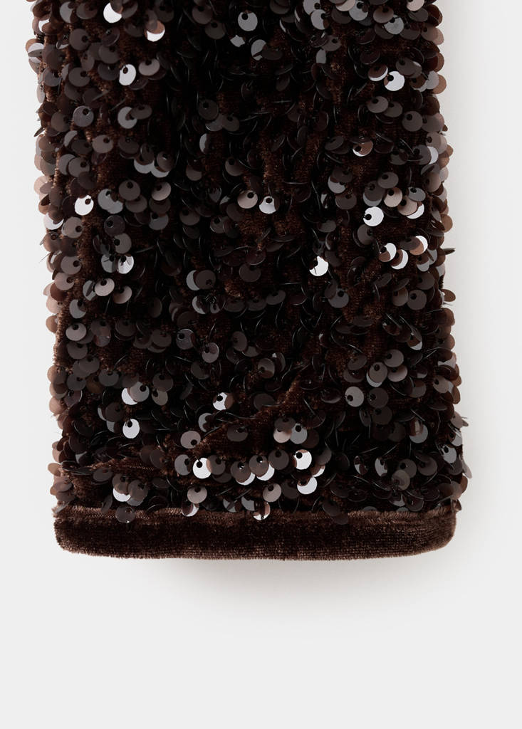 Veste En Velours Paillettes Et Ns_x0001_Ud