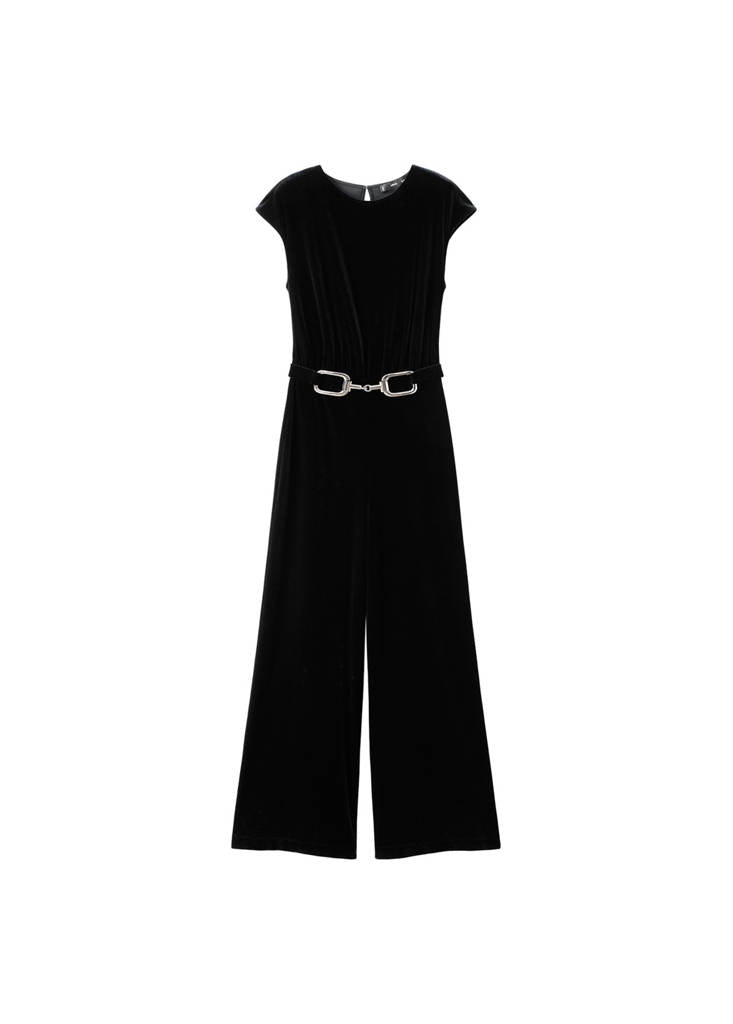Combinaison Velours Ceinture