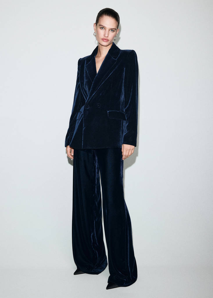 Pantalon Costume Velours