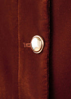 Veste Velours À Boutons