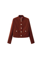 Veste Velours À Boutons