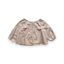 Bonpoint - Blouse Beige À Fleurs - 2 Ans