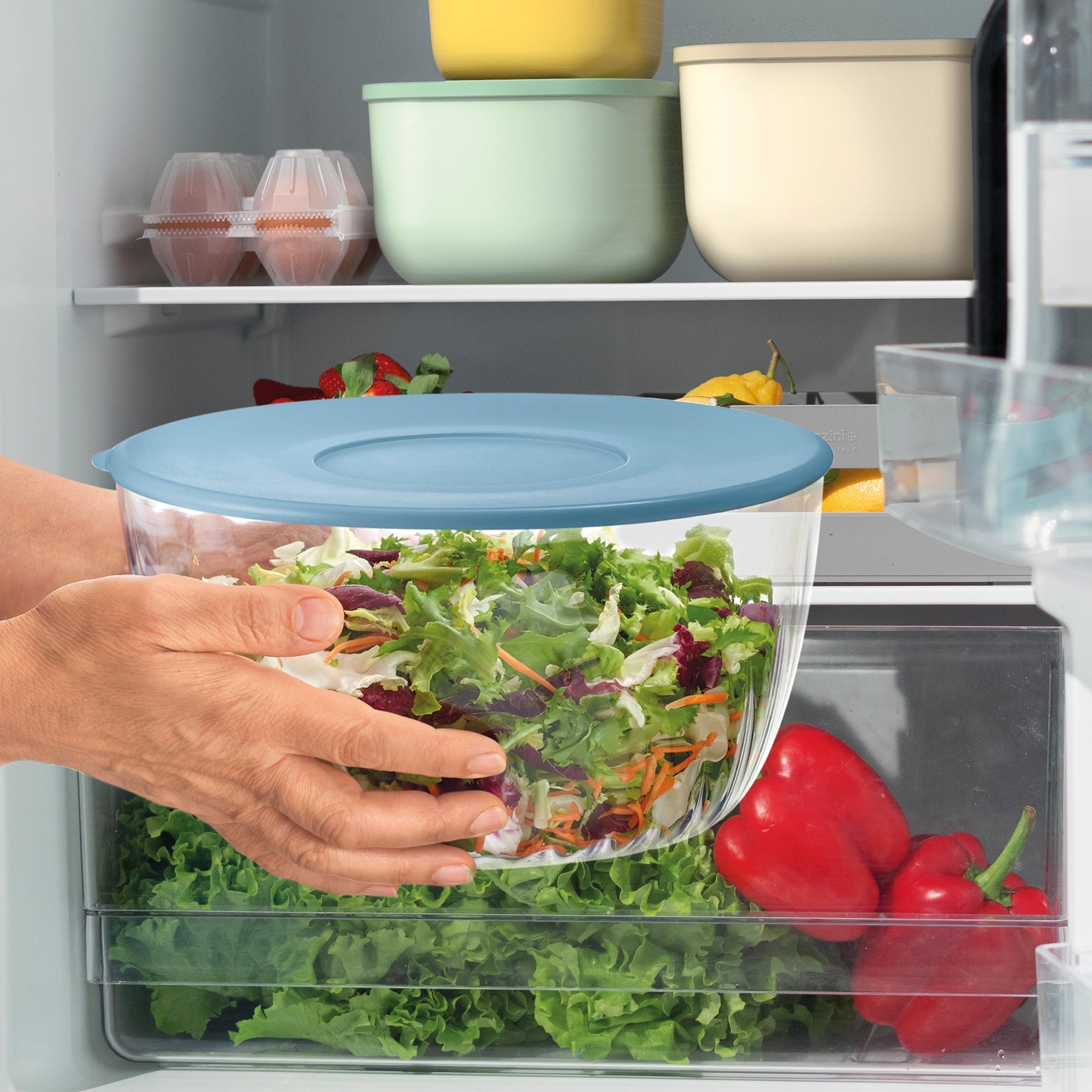 Salad Spinner With Lid "Spin&Store"